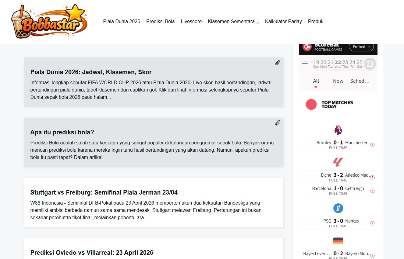 Football Prediction in Bahasa Indonesia #1 Good Quality