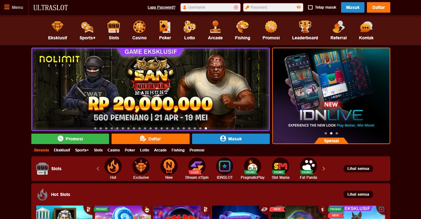 ULTRASLOT | Indonesian SLOT Jackpot Online